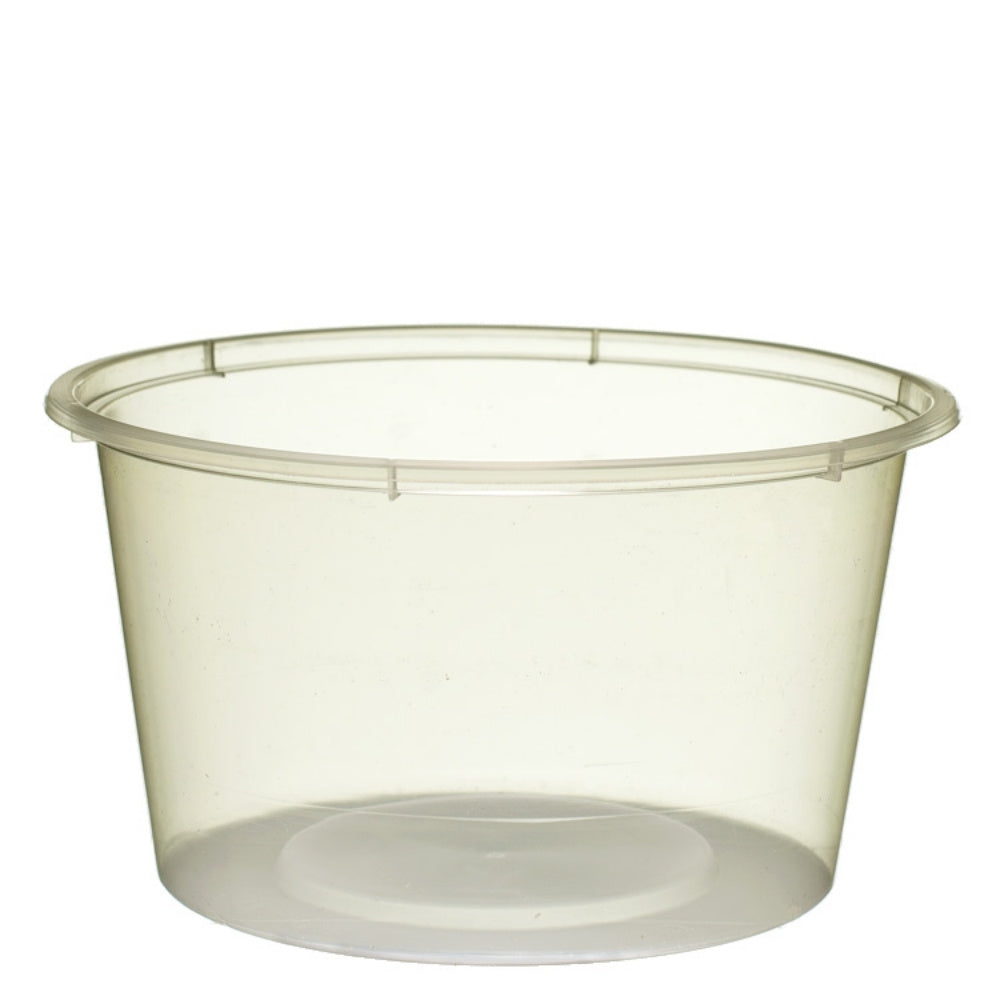 Tailored Packaging Round Take-Away Containers  Food-Grade Plastic  Bulk Cartons