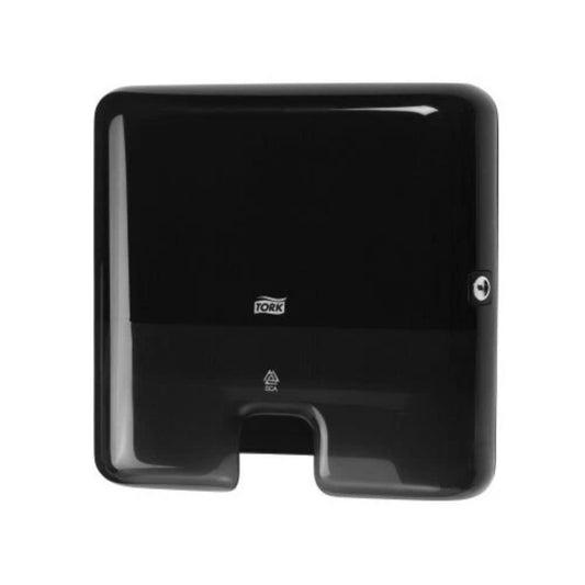 Tork Elevation Multifold Mini Towel Dispenser – Black (Compact Manual Paper Towel Dispenser)