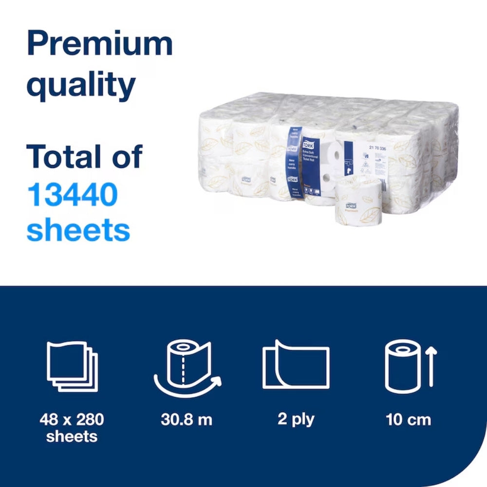 Tork Extra Soft Conventional Toilet Paper – Premium Toilet Rolls