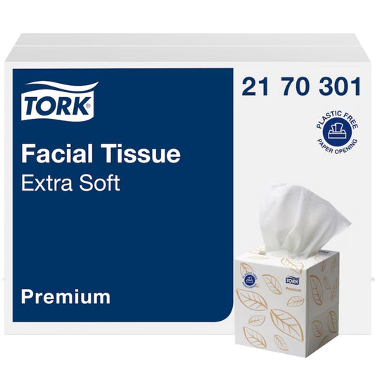 Tork Extra Soft Facial Tissue Cube – Premium Facial Tissues