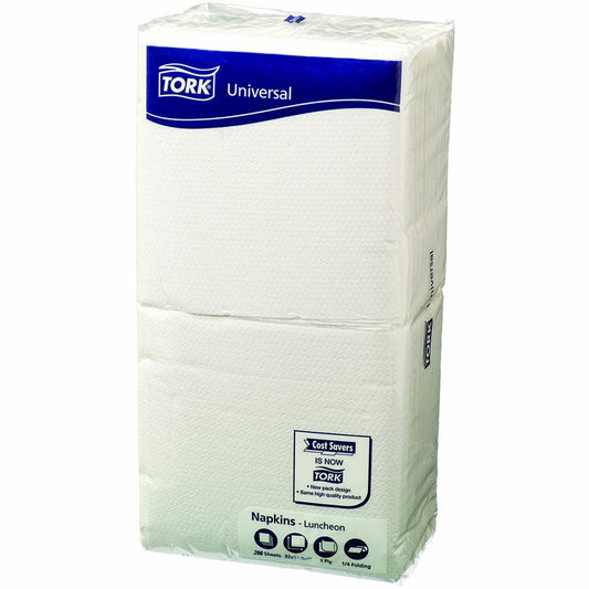 Tork Universal Luncheon Napkins – White 1-Ply Paper Napkins