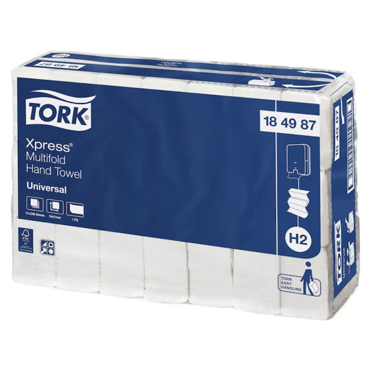 Tork Xpress Multifold Hand Towels – Universal 1-Ply Paper Towels