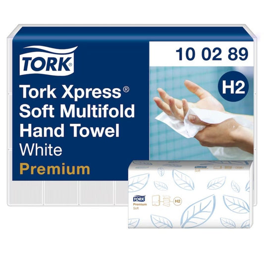 Tork Xpress® Soft Multifold Hand Towels  White  H2 System