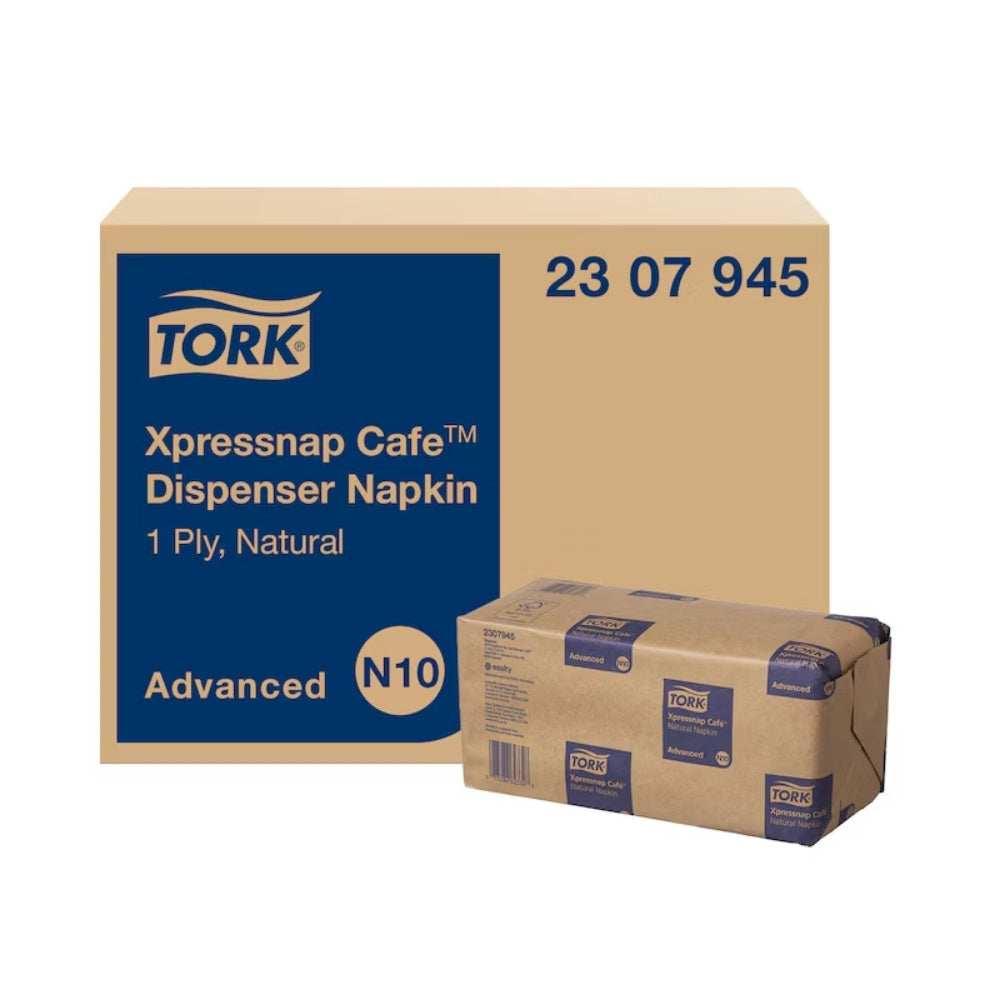 Tork Xpressnap Cafe® Natural Dispenser Napkin – Interfold Eco Table Napkins