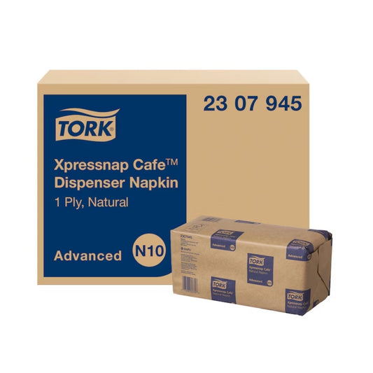 Tork Xpressnap Cafe® Natural Dispenser Napkin – Interfold Eco Table Napkins
