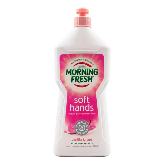 Morning Fresh Ultra Concentrate Dishwashing Liquid – Soft Hands Vanilla & Rose