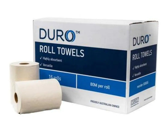 Duro Roll Towel – 80Metre (1-Ply Commercial Paper Towel)