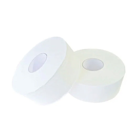 Jumbo Toilet Tissue Roll 2ply 300m - 8 Rolls per box Individual wrapped