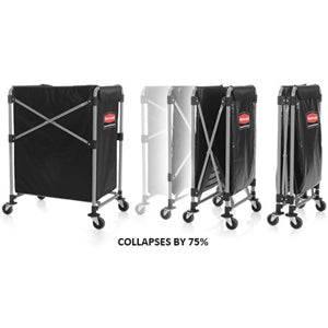 Rubbermaid X-Cart Laundry Trolley Collapsing 150 Litre (1881749)